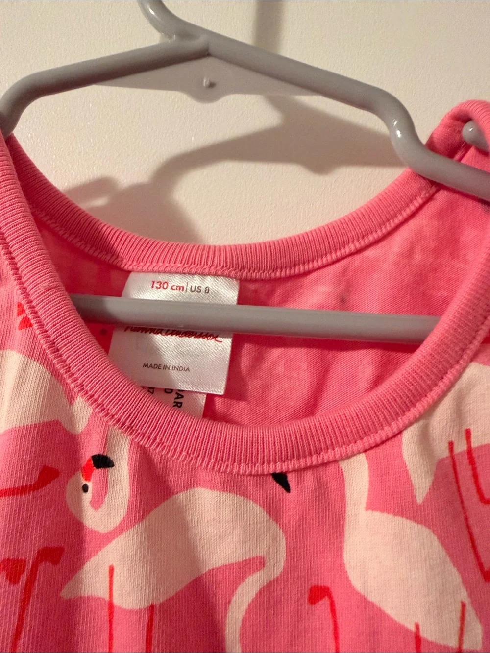 Hanna Andersson Pink Flamingo Dress — Size 8 / 130